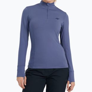 Women's thermal active sweatshirt 4F F098 denim