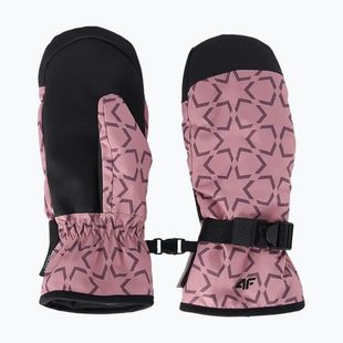 Children's ski gloves 4F Fnk F198 pink