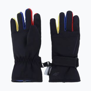 Children's ski gloves 4F Fnk U200 deep black
