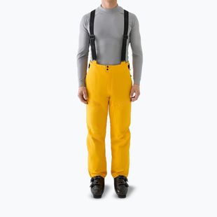 Men's ski trousers 4F Fnk M1086 yellow
