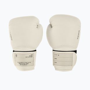 UNIQ Velcro technical white boxing gloves