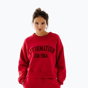 Women's fleece sweatshirt JoyInMe Classic Pullover berry crash