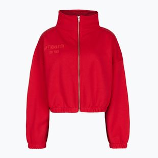 Women's fleece sweatshirt JoyInMe Zip Flow Sweatshirt berry crash