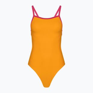 Women's one-piece swimsuit CLap Two-layer pink mango