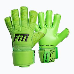 Children's goalkeeper gloves Football Masters Invictus X Jr lime