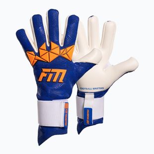 Goalkeeper gloves Football Masters Varis X PRO blue/orange