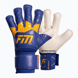 Goalkeeper gloves Football Masters Invictus X blue/orange