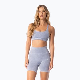 Carpatree Yasmine Seamless blue stone wash shorts