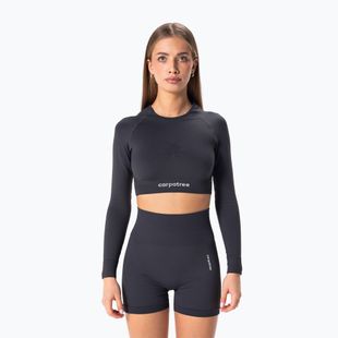 Women's training longsleeve Carpatree Allure Seamless titanium grey