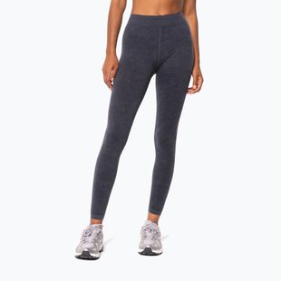 Women's training leggings Carpatree Marble Story Seamless midnight mist black