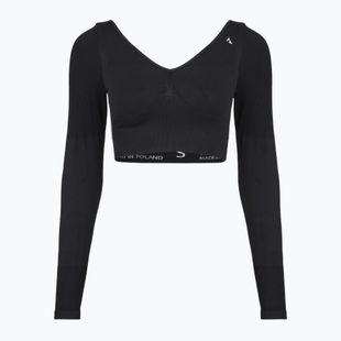 Women's training longsleeve Carpatree Eris Seamless orchid black