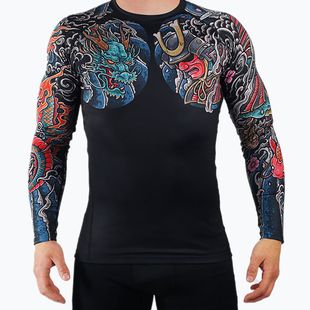 Ground Game Bushido 3.0 men's rashguard black RASHBUSH3BLA