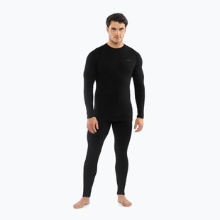 Men's thermal underwear set Viking Meriboo Base Layer black