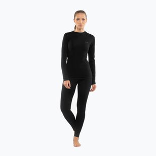 Women's thermal underwear set Viking Meriboo Base Layer black