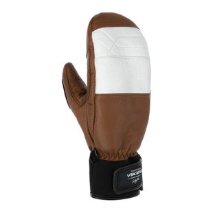 Ski gloves Viking Send It brown/white