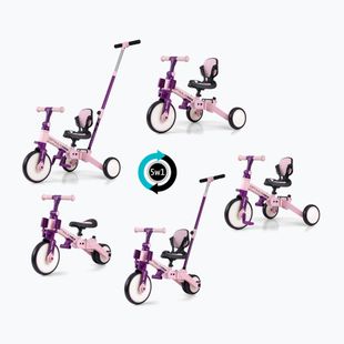 Balance bike Milly Mally 5w1 Optimus Max pink