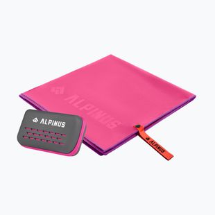 Quick-dry towel Alpinus Tarifa pink