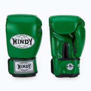Boxing gloves WINDY Classic Synthetic Leather green