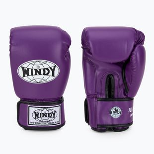 Boxing gloves WINDY Classic Synthetic Leather purple
