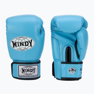 Boxing gloves WINDY Classic Synthetic Leather sky blue