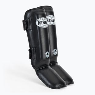 Tibia and foot protectors WINDY Synthetic Leather black