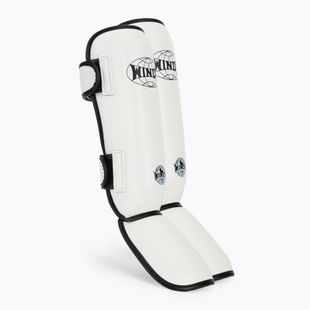 Tibia and foot protectors WINDY Synthetic Leather white