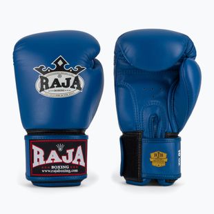 Boxing gloves RAJA BOXING Single Standard Genuine Leather blue