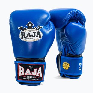 Boxing gloves RAJA BOXING Single Standard Genuine Leather blue