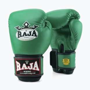 Boxing gloves RAJA BOXING Single Standard Genuine Leather green