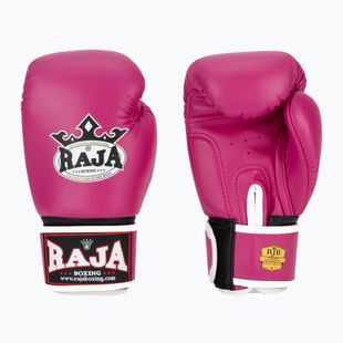 Boxing gloves RAJA BOXING Single Standard Genuine Leather pink