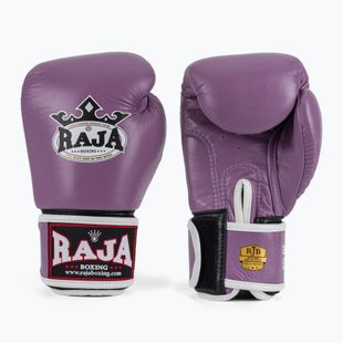 Boxing gloves RAJA BOXING Single Standard Genuine Leather purple