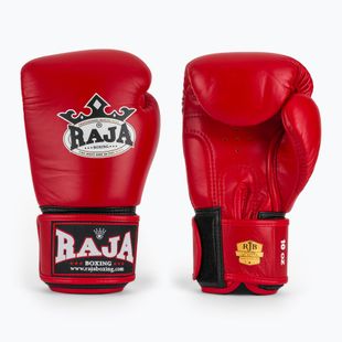 Boxing gloves RAJA BOXING Single Standard Genuine Leather red