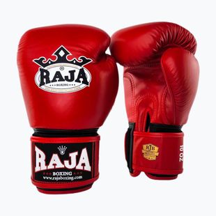 Boxing gloves RAJA BOXING Single Standard Genuine Leather red