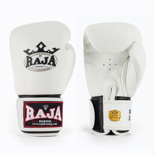 Boxing gloves RAJA BOXING Single Standard Genuine Leather white