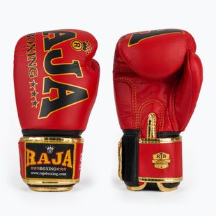 Boxing gloves RAJA BOXING Origin Standard Genuine Leather red
