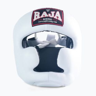 Boxing helmet RAJA BOXING Genuine Leather white
