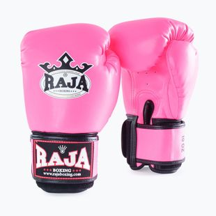 Boxing gloves RAJA BOXING Single Semi Leather pink