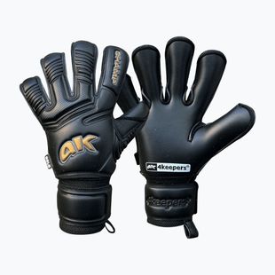 Goalkeeper gloves 4keepers Champ Gold Black VII RF2G black