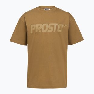 Men's T-shirt PROSTO Big Logo cinnamon beige