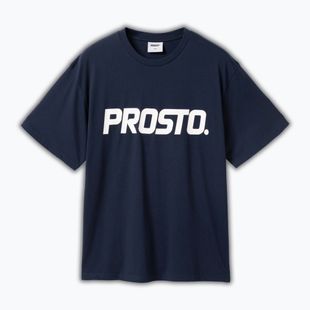 Men's T-shirt PROSTO Big Log navy blue