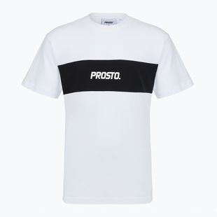 Men's T-shirt PROSTO Root white/black