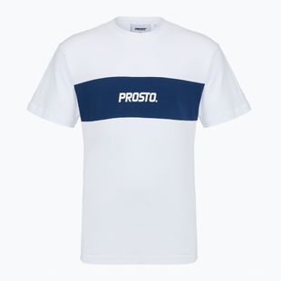 Men's T-shirt PROSTO Root white/navy blue