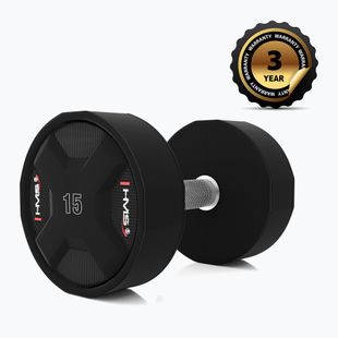 HMS HPC dumbbell 1 pcs. 15 kg black