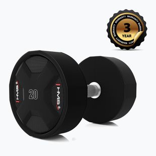 HMS HPC dumbbell 1 pcs. 20 kg black
