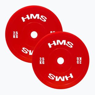 PE Olympic weight HMS TPP02 2 x 2.5 kg red