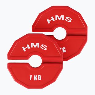 HMS overlay weight TSN100 2 x 1 kg red