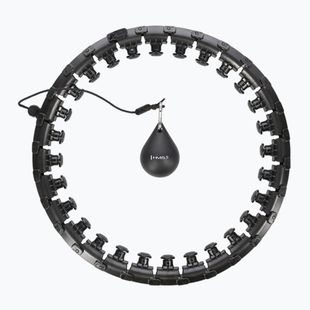 Hulahop with tabs and weights HMS HHW12 black 17-44-526