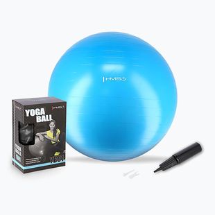 HMS gymnastic ball YB01 New 75 cm azure
