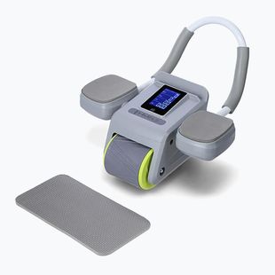 Automatic abdominal muscle exercise wheel with display HMS KA08 grey