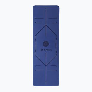 Yoga mat HMS YM10 8 mm dark blue